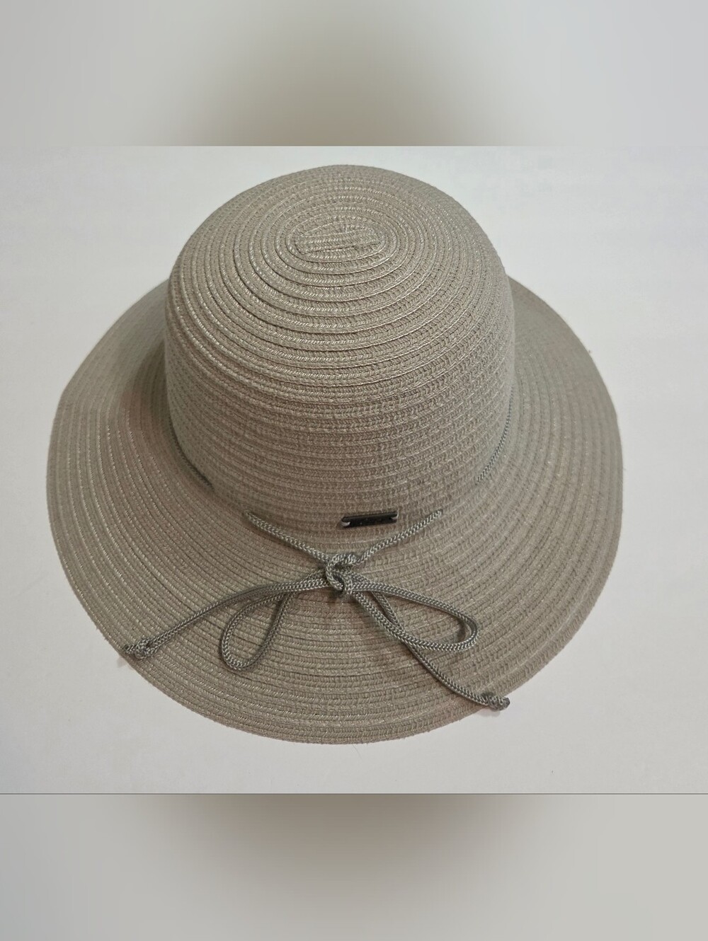Outdoor Research Taupe Wide-Brim Sun Hat with Bow Detail